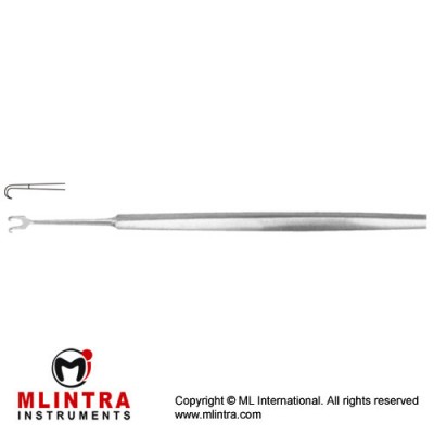 Rollet Fine Wound Retractor 2 Sharp Prongs Stainless Steel, 13 cm - 5" Width 4.5 mm